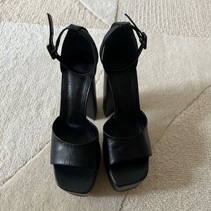 Schutz chunky platform high heels